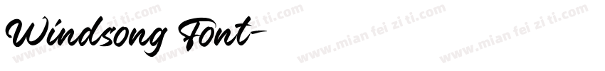 Windsong Font字体转换